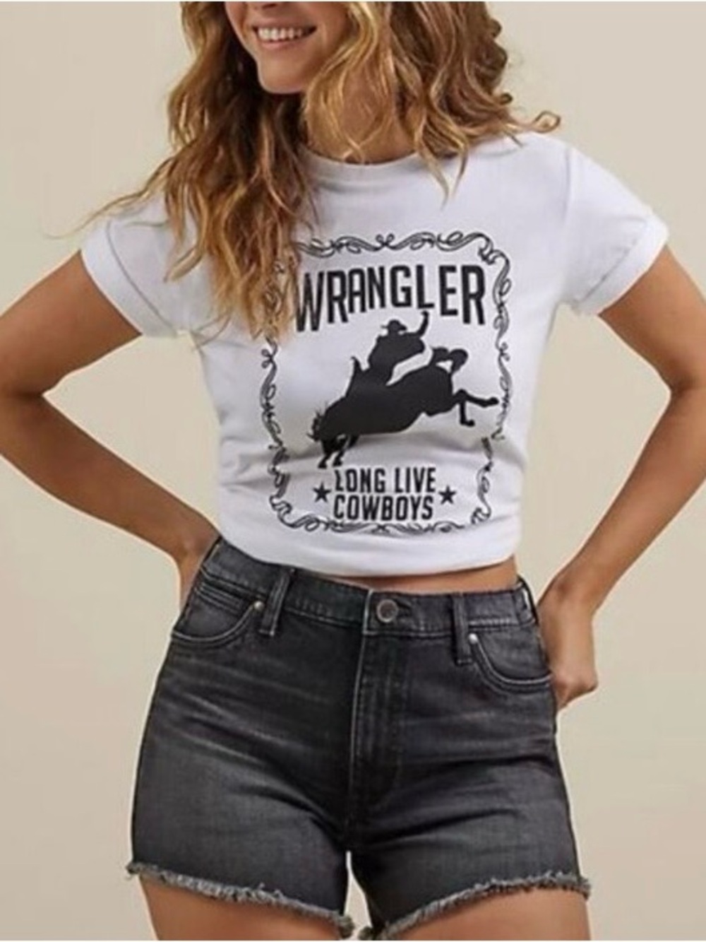 NWT Wrangler Retro Bailey high rise shorts Size 26 Festival Rodeo